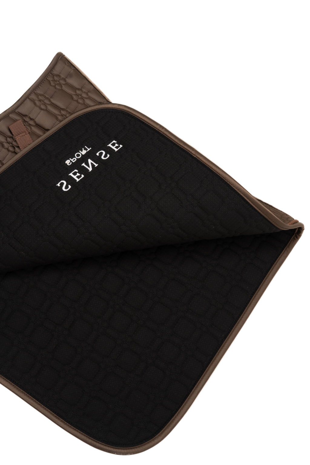 Sense Satin Saddle Pad - Brown
