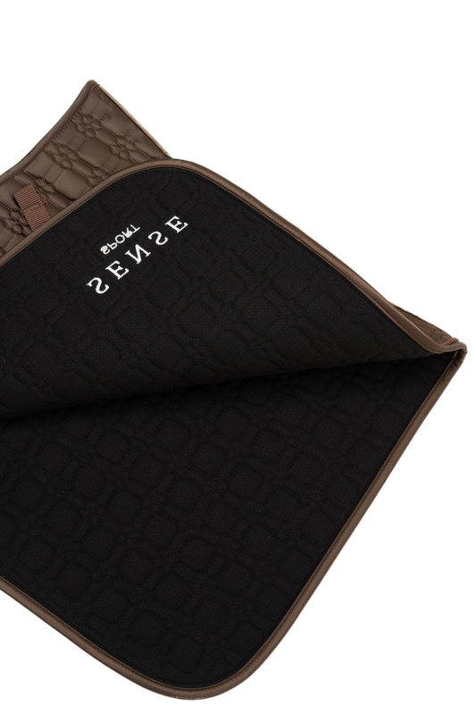 Sense Satin Saddle Pad - Brown
