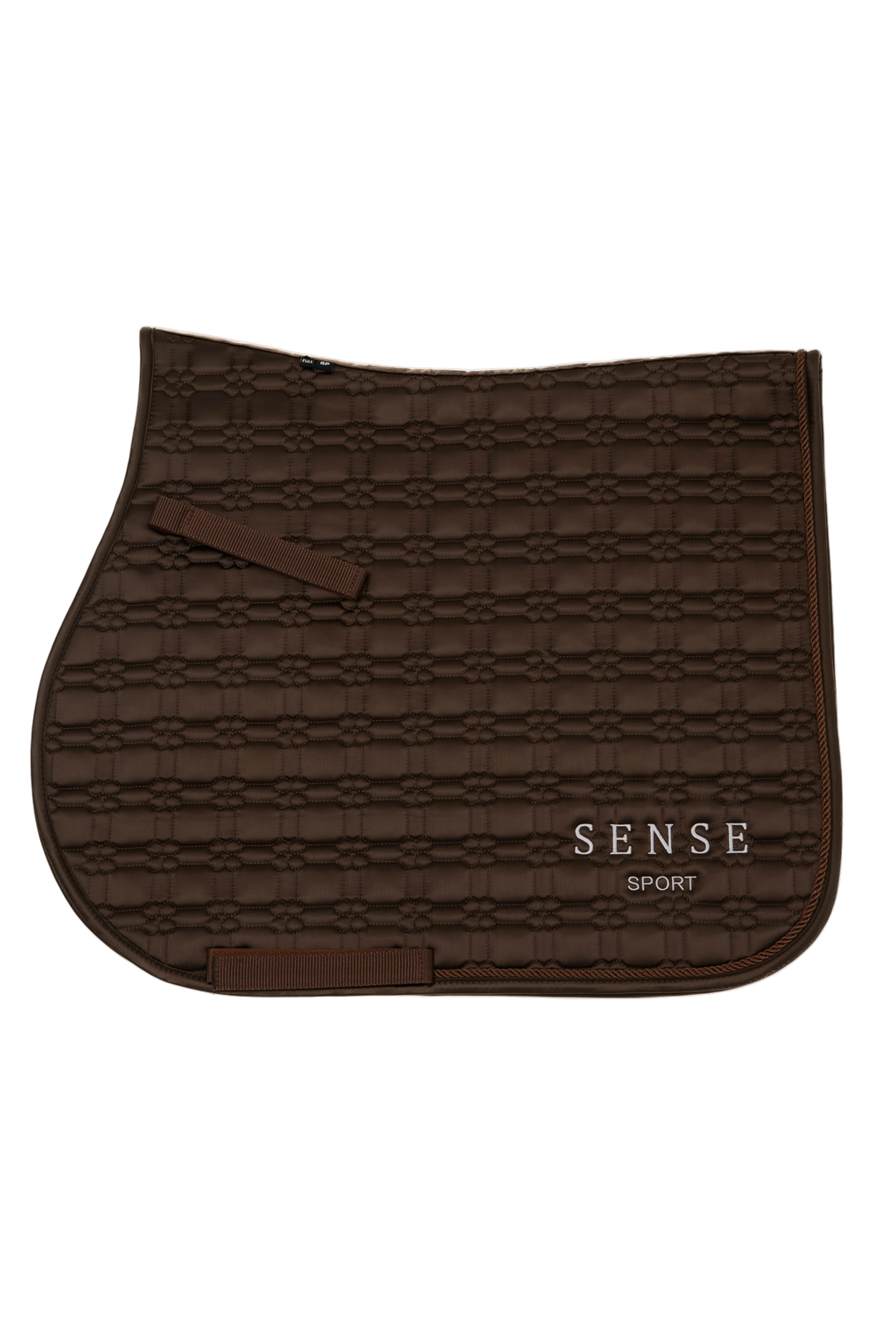 Sense Satin Saddle Pad - Brown