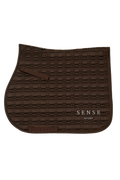 Sense Satin Saddle Pad - Brown