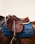 Sense Satin Saddle Pad Navy Blue