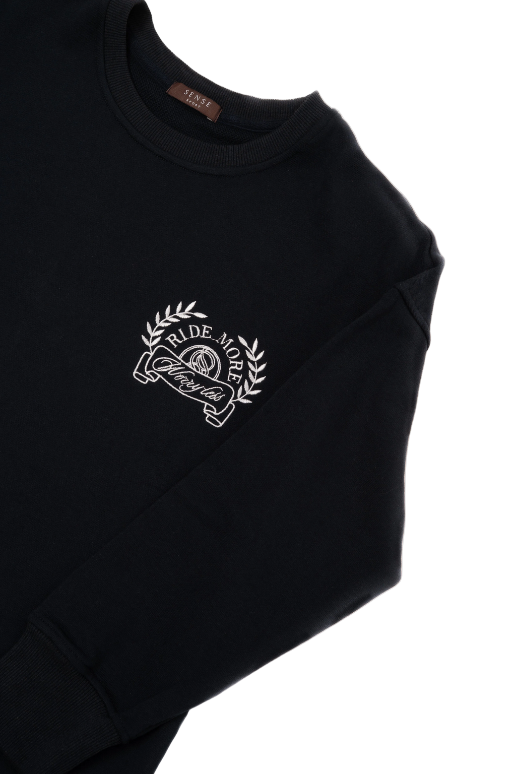 Ride More Sweatshirt (Navy Blue)