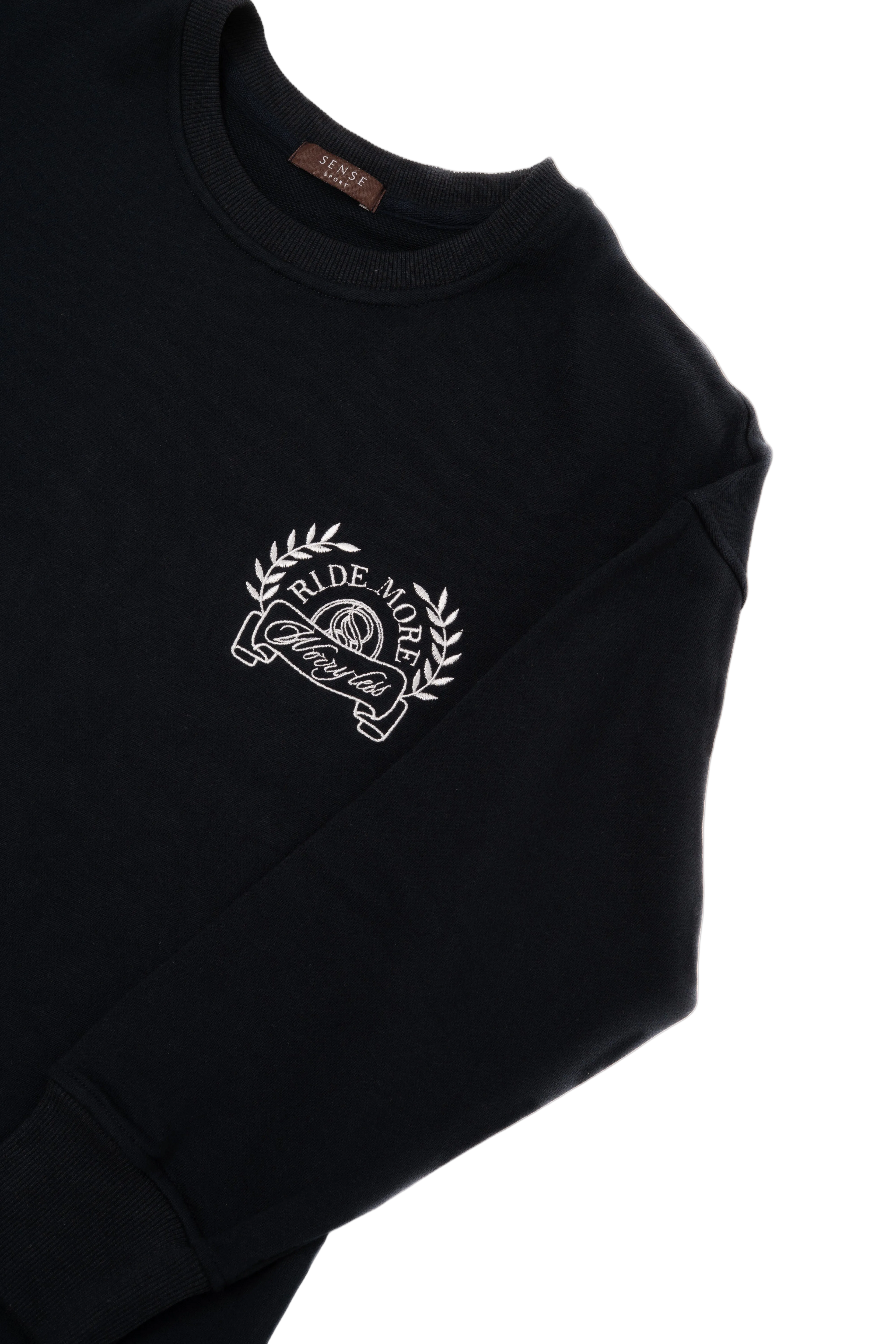 Ride More Sweatshirt (Navy Blue)